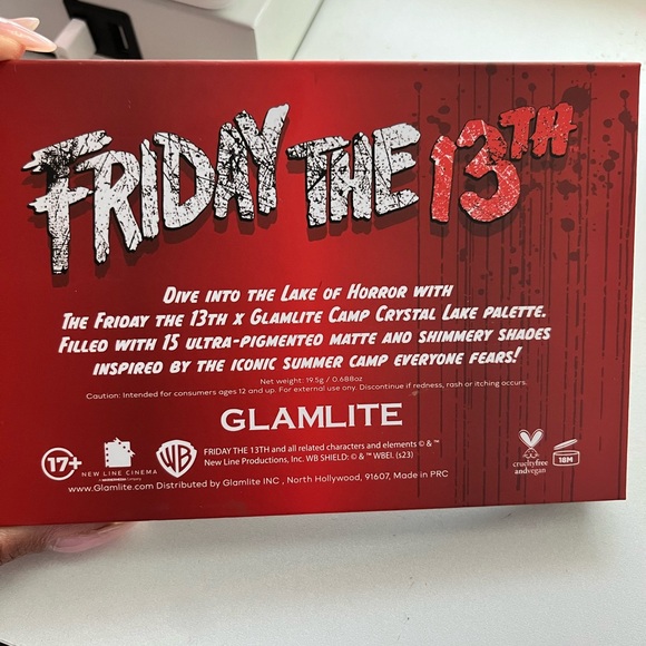 Exclusive Glamlite Friday the 13th makeup palette. - Picture 4 of 6